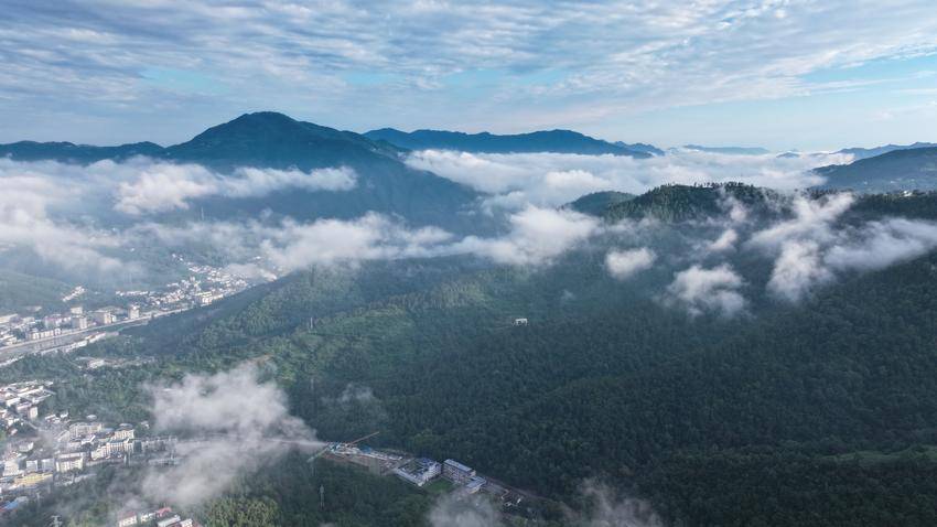 保康：云霧繚繞仙氣飄 夏日山城仙境美