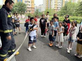 這個暑假，在北京市朝陽區(qū)體驗一場消防知識“小課堂”